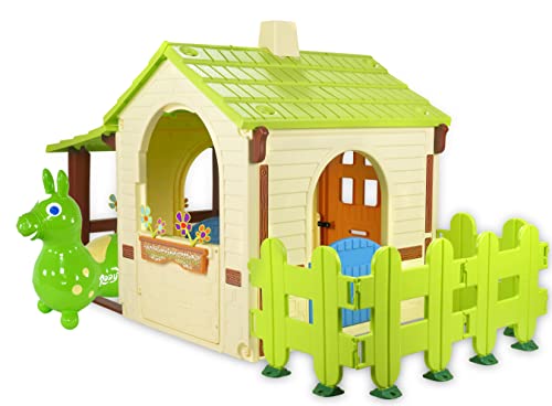 KETTLER Country Play House & Rody Horse Set Lime Green