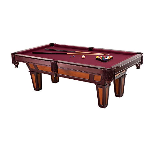 Fat Cat by GLD PRODUCTS Reno 7.5' Pool Table with Dark Cherry Finish, Red Cloth