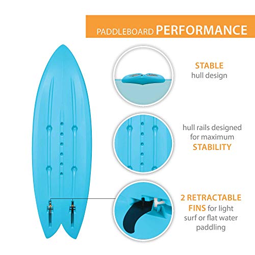 Lifetime Freestyle Hard Shell Paddleboard Glacier Blue