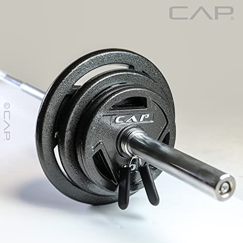 CAP Barbell Everyday Olympic Weight Set 165lbs with Plates and Bar