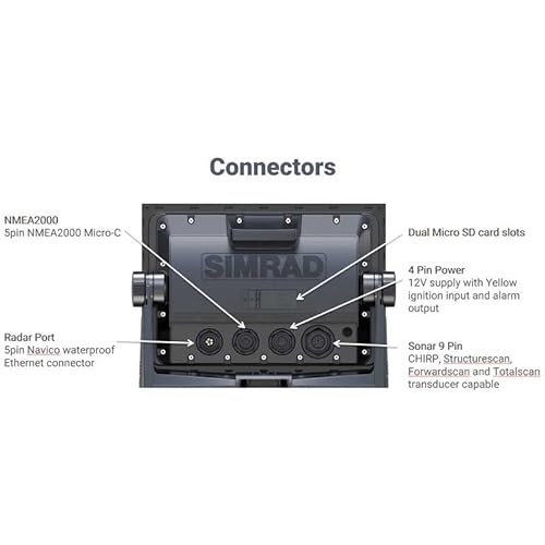 Simrad GO9 XSE Chartplotter/Fishfinder Black