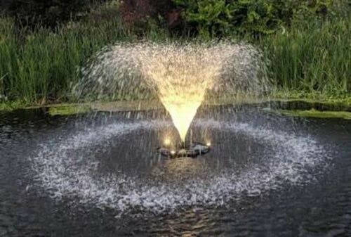 Custom Pro LED Fountain Light Set Stainless Steel Design Transformer, 200ft Power Cord