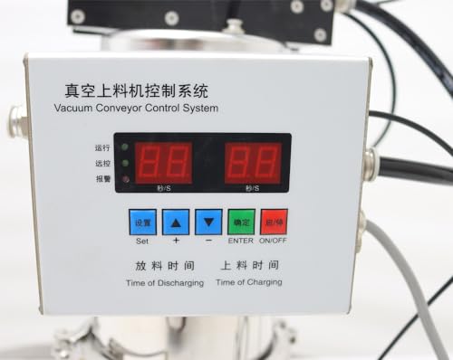 HayWHNKN Pneumatic Vacuum Feeding Machine with 4 Stainless Steel Filters 220V