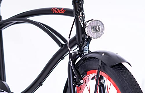 Vivelo Rider Beach Cruiser for Men 26-Inch Monza