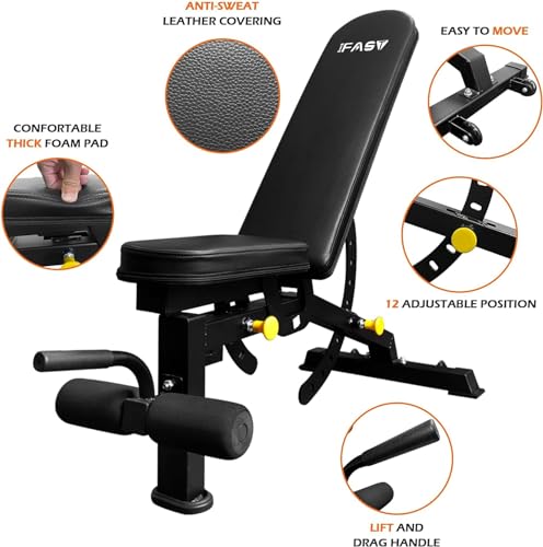 PRODC Multi-functional 160lb Power Cage Home Gym Set, Adjustable Pullup Squat Rack 1000lbs Capacity Fitness Barbell Rack