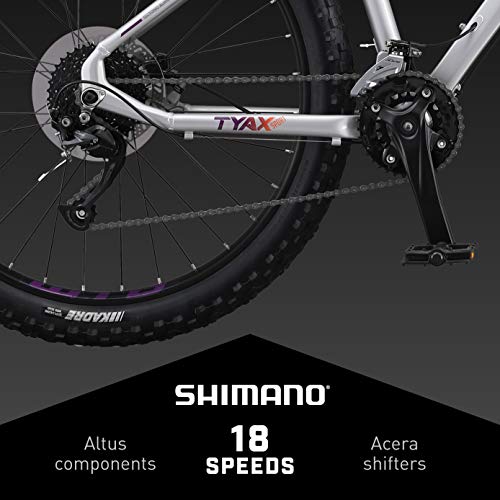 Mongoose Tyax Sport Mountain Bike Tectonic T2 Aluminum Frame White