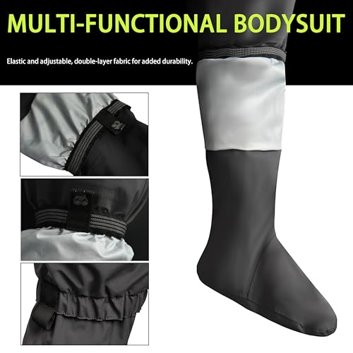 FWG Men's Pro Dry Suit Waterproof Breathable Durable Grey X-Large
