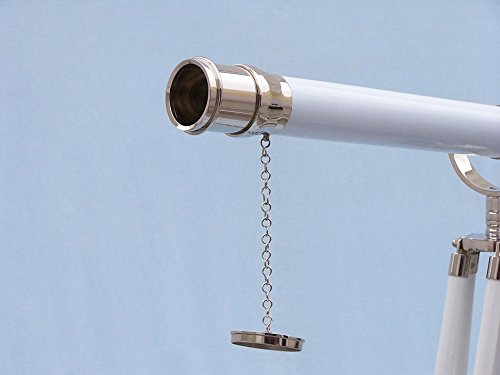 Hampton Nautical Chrome Telescope Silver 65