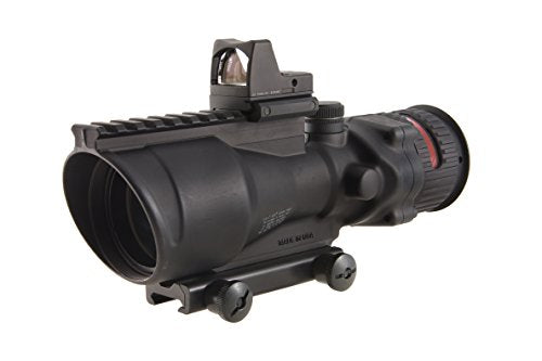 Trijicon 6x48mm ACOG Dual Illumination Red Chevron .308 Reticle Sight TA75 Mount Black