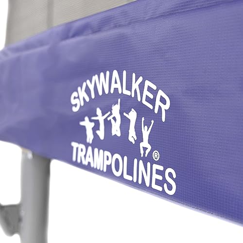 Skywalker Trampolines 15' Square Premium Trampoline with Enclosure Black & Grey