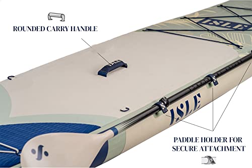ISLE Explorer Inflatable Stand Up Paddle Board Palm/Seafoam