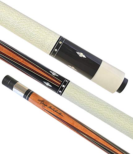 George Balabushka Balabushka GB21 Pool Cue: Birdseye Maple Forearm, 4-Point African Ebony Splice