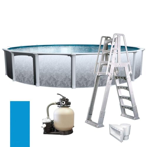 In The Swim 21' Round Above Ground Pool Weekender Plus Package Multi-Colored