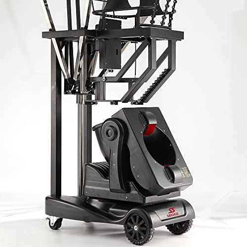 Siboasi Basketball Shooting Machine K2101A Height Adjustable - APP Control Black