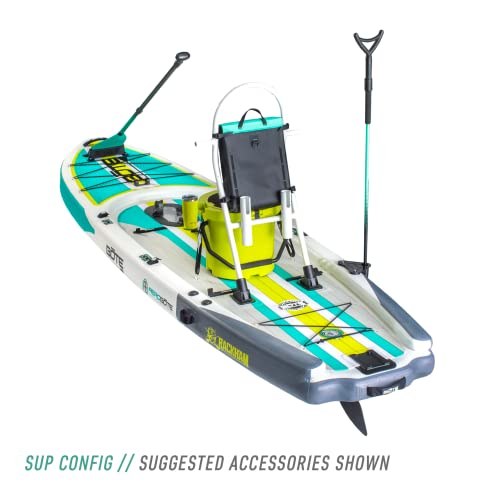 BOTE Rackham Aero Inflatable Stand Up Fishing Paddle Board Full Trax Jade