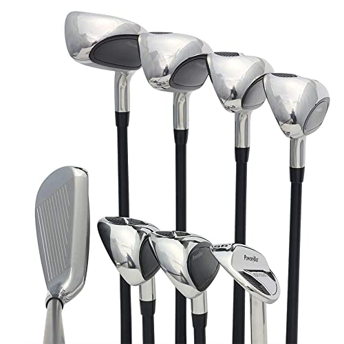 Powerbilt Men’s Golf EX-550 Hybrid Iron Set Black