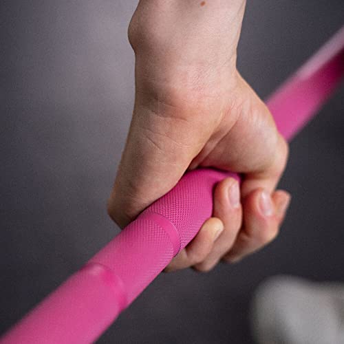 Titan Fitness Women's Pink Cerakote 15 KG 25MM Titan Series Barbell - USA Made, 1,500 LB Capacity