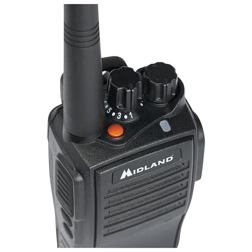 Midland MB400 BizTalk Business Two Way Radio 8 Pack Bundle with Chargers Black