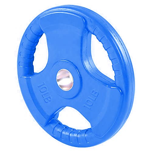French Fitness Rubber Grip Olympic Plate Set 450 lbs (New)
