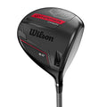 Wilson Dynapower Men's Carbon Driver - Left Hand, Stiff, 9 Black/Red