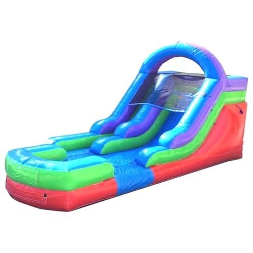 TentandTable Inflatable Water Slide Commercial Grade Retro Rainbow