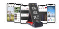Rapsodo Mobile Launch Monitor for Golf Indoor and Outdoor Use with GPS Satellite View and Professional Level Accuracy, iPhone & iPad Only Black/Red