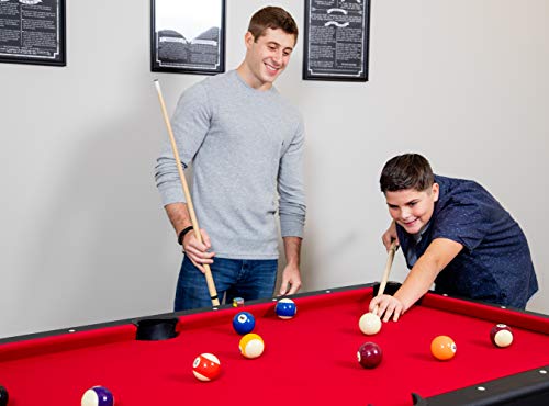 Hathaway Spartan 6-ft Pool Table with Table Tennis Top Black
