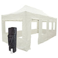 Vispronet 10x20 Aluminum Canopy Tent Kit White - Wind Resistant up to 30mph