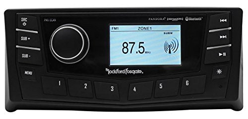 Rockford Fosgate PMX-5CAN Marine Bluetooth Receiver with Remote and Display