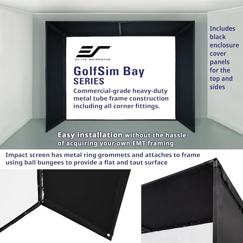 Elite Screens Golf Impact Screen White
