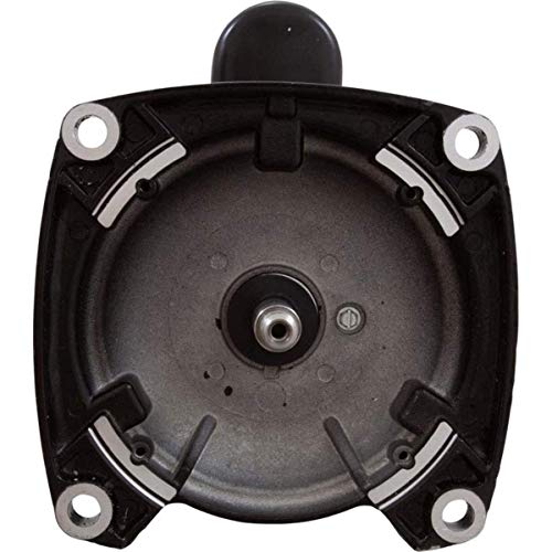 The Pool Supply Shop 2.5 HP Square Flange Threaded Shaft Horizontal Pool Pump Motor Black