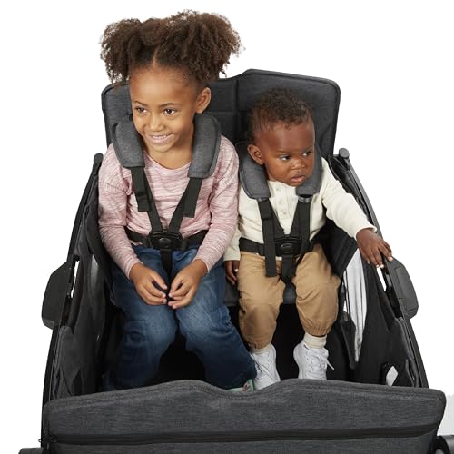 Radio Flyer Voya XT Quad Stroller Wagon 4-Seater Gray