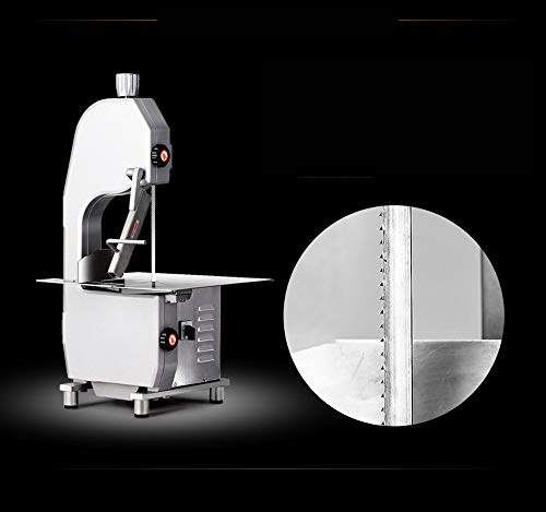 INTBUYING Frozen Meat Cutter Electric Bone Saw Machine Silver