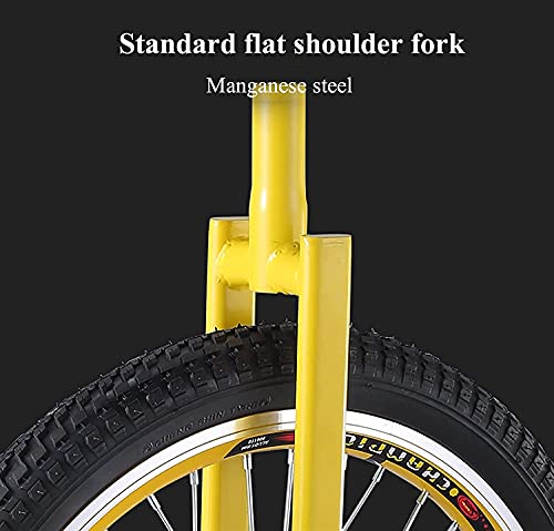 JINCAN 20-Inch Wheeled Unicycle Bicycle Outdoor Anti-Skid Tires Adjustable Saddle