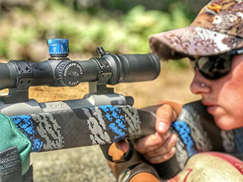 Huskemaw Optics 5-20x50mm Blue Diamond Rifle Scope with Huntsmart Reticle Matte Black