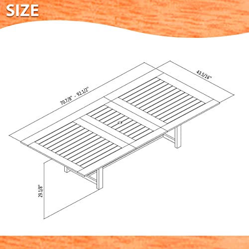 Amazonia 7-Piece Dining Set Eucalyptus