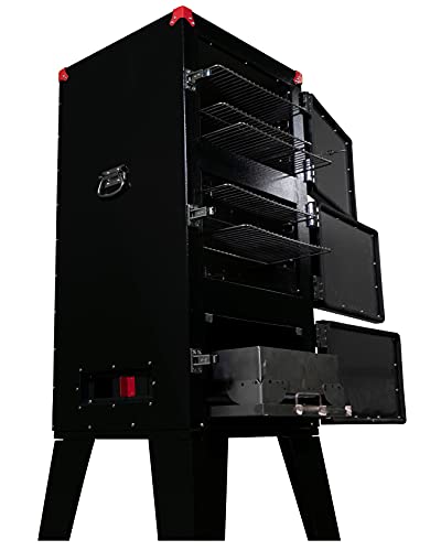 Big Wood Cooking Double Stack Smoker Charcoal