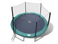 Galactic Xtreme Round Trampoline 14 FT with Net Enclosure Green and Black