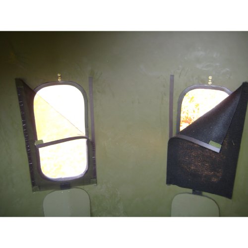 Booner Blinds 5-Panel Dagger VW Blind with Tinted Windows Black