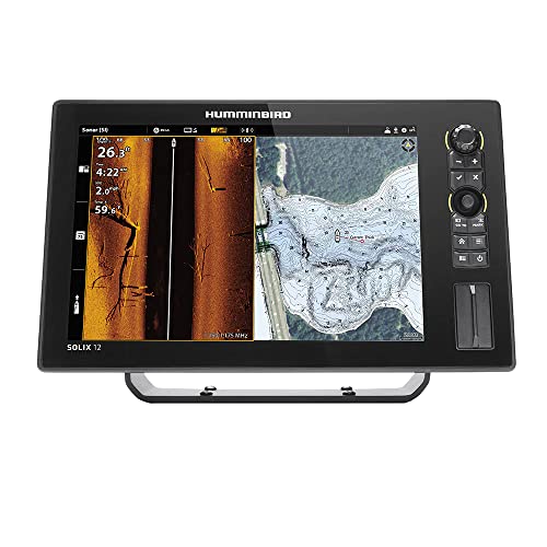 Humminbird SOLIX 12 Chirp MEGA SI+ G3 CHO Fish Finder Control Head Black