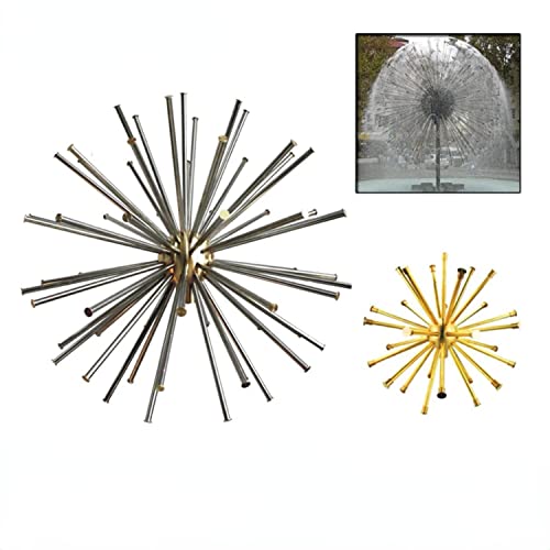 Drincoshow Fountain Nozzle Crystal Ball Brass & Stainless Steel 3