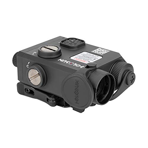 HOLOSUN LS321R Dual Red Laser with IR Pointer & Illuminator Black