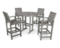 Polywood Signature Bar Set Slate Grey
