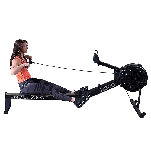 Body-Solid Endurance R300 Air Resistance Rower Black