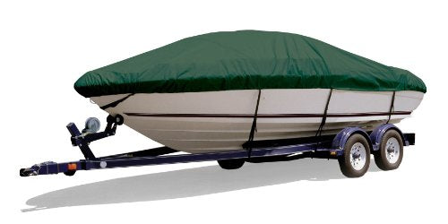 TaylorMade Survivor Marine Products Boat Cover for Euro Style V-Hull Bow Riders 27-Feet 5-Inch - 28-Feet 4-Inch Hunter Green