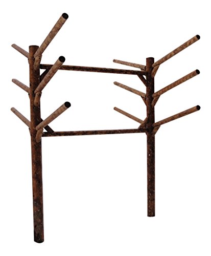 Log Kayak Rack 6 Place Buried in The Ground Canyon Brown