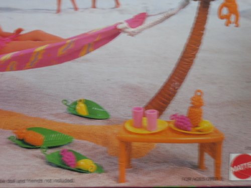 Barbie Hawaiian Fun Hammock Hideaway Playset 1990 Retro