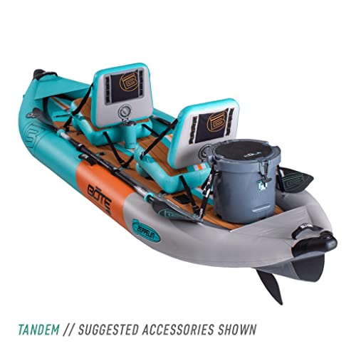BOTE Zeppelin Aero 12 FT Inflatable Kayak Package Native Aqua