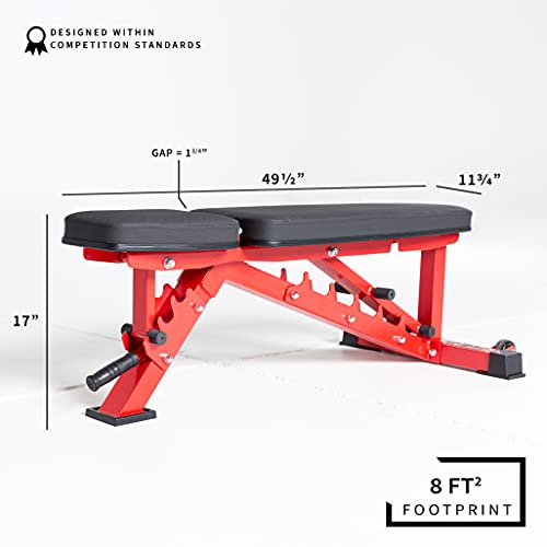 REP Adjustable Bench AB-3100 V3 Red