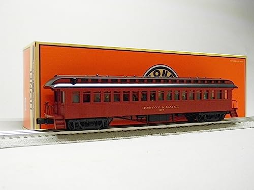 Generic Lionel Boston & Maine Railroad Wood Coach 2 Pack #1 O Gauge Natural Color